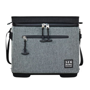 Portable OEM Best-Selling Cooler Bag Outdoor Use Textile Zipper EVA 20L Insulated Closure Gray Cooler Bags - Product Image 4