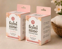 Lingettes écologiques individuelles pour l'hygiène féminine, en tissu spunlace, format 15x20, pour l'hygiène quotidienne