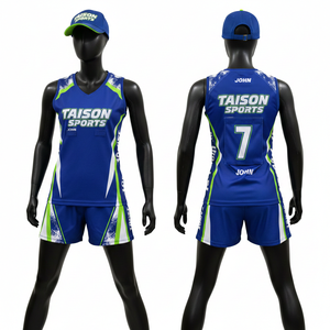 Uniforme de Netball para Mujer Más Vendido, 180 GSM, Poliéster Interlock, Color Granate, Amarillo y Blanco, Paneles Laterales Sublimados, Logotipo Personalizado, Kit de Equipo - Product Image 2