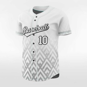 Camiseta de Béisbol Sublimada Personalizada, Transpirable, Resistente a la Decoloración, Impresión Digital, Uniforme con Botones Completos para Clubes de Béisbol - Product Image 4