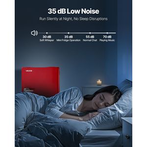 Mini Frigorifero a Porta Singola da 3,2 Cu.Ft ad Alta Efficienza Energetica con Temperatura Regolabile e Ripiano in Vetro per Dormitori - Product Image 5