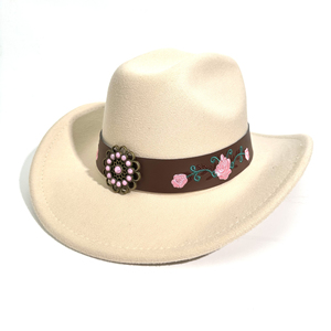 หมวกคาวบอยแจ๊สแบบยูนิเซ็กซ์ ผ้าไนลอนผสมไหมและฝ้าย ดีไซน์ตะวันตก  รักษ์โลก ระบายอากาศได้ดี ขายส่ง พร้อมริบบิ้นแฟชั่น สำหรับกิจกรรมกลางแจ้ง - Product Image 5