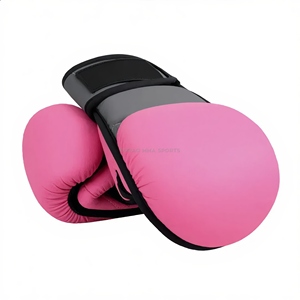 Gants de boxe MMA professionnels en cuir avec doublure intérieure épaissie pour fermeture – Légers, respirants, séchage rapide, unisexe - Product Image 1