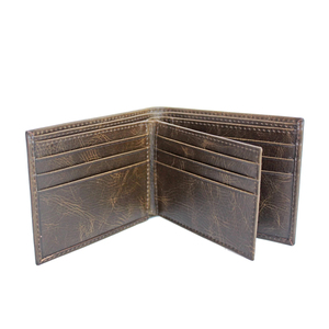 <b>Large</b> Capacity Genuine Leather <b>Wallet</b> RFID Protected for <b>Men</b> Custom Private Label RFID Leather <b>Wallet</b> Anti-Scan Bifold - Product Image 3