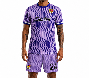 Ensemble d'uniformes de maillots de football personnalisés par sublimation OEM Vente en gros Survêtement de football pour hommes et enfants pour équipes - Product Image 1