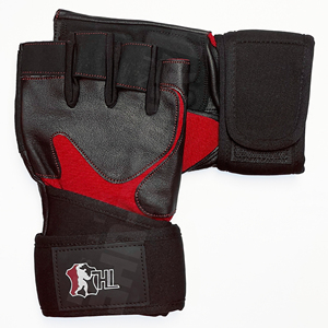 Gants de musculation en PU avec support de poignet et protection de la paume, demi-doigts, boucle réglable, dernier design, haute performance - Product Image 6