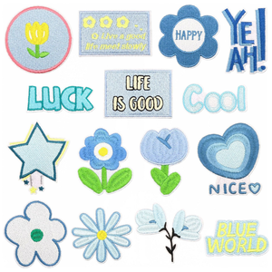 Eco Friendly Fully Embroidered Iron On Patch Custom Personalized Logo Badge Non Woven Felt Clothing Decoration OEM Factory - Product Image 2