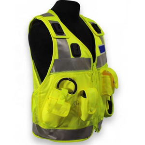 Chaleco DE SEGURIDAD táctico personalizable con bolsillos reflectantes de alta visibilidad Klick Fast Docks Optar por uniformes de guardia y trabajo - Product Image 2