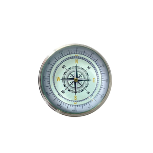 Antique <b>Glass</b> Compass Vintage Nautical Navigation Compass Decorative Instrument Collectible <b>Desk</b> Decor Travel Gift for - Product Image 2