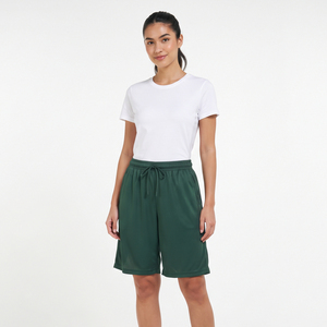Women <b>Cargo</b> Sweat <b>Shorts</b> Casual 100% Polyester Baggy Heavy Weight Mid Drawstring Waist Side Pocket Winter Wear <b>Short</b> <b>Ladies</b> - Product Image 6
