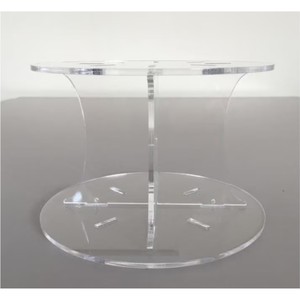 Modern Clear Acrylic Cake Stand Detachable Round Dessert Display <b>Riser</b> Holder <b>Table</b> Centerpiece for Wedding Birthday Event Stand - Product Image 1
