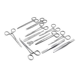 ชุดเครื่องมือผ่าตัดขนาดเล็ก13ชิ้นพร้อมกล่องฆ่าเชื้อชุดเครื่องมือผ่าตัดสัตวแพทย์ - Product Image 5