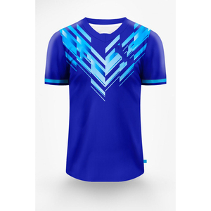 <b>Red</b> <b>And</b> <b>White</b> <b>Striped</b> Sublimation Print Polyester Soccer Jersey Adult Unisex Short Sleeve Breathable Sport <b>T</b>-<b>Shirt</b> - Product Image 5