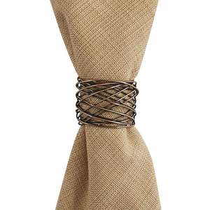 Anillo de Servilleta de Metal Personalizado para Decoración Exclusiva de Mesa de Comedor con Artesanía Refinada - Product Image 5