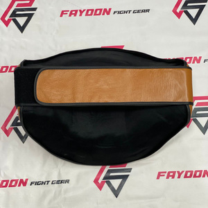 High Quality Protection Gear Twins Muay Thai Kickboxing Belly Pad Genuine Leather Top Selling Boxing Martial Arts MMA Chest Pad - Product Image 2