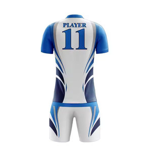 Fabrication en usine, uniforme de football pour hommes, couleur personnalisée, polyester respirant, haute qualité pour adultes - Product Image 3