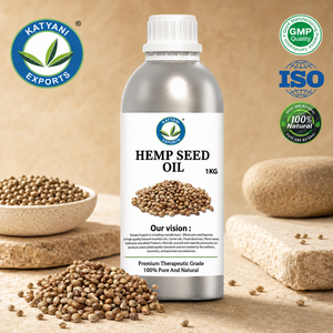 Huile de graines de chanvre Sativa de qualité supérieure 5KG 100% pure et naturelle – Huile végétale de base en gros – Fournisseur indien pour l'exportation en vrac - Product Image 2