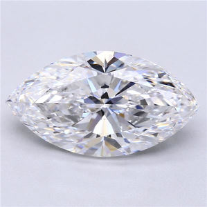 Diamants de laboratoire taille marquise couleur DE certifiés IGI 1,0 ct 2,0 ct HPHT CVD VVS2-VS, pierres de diamant non montées percées au laser - Product Image 1
