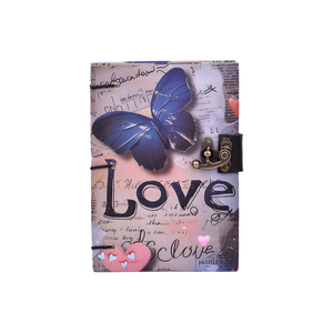 Cuaderno de Papel Hecho a Mano Premium A5 |   Diario Vintage con Diseño de Mariposa y Candado, 100 Páginas, Ecológico, Cuaderno de Regalo - Product Image 3