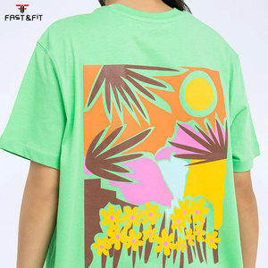 เสื้อยืดกราฟิกผู้หญิง เสื้อยืดผ้าฝ้ายพิมพ์ลายลำลอง - Product Image 4