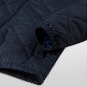 Chaqueta acolchada de estilo a la moda para hombre, venta al por mayor, cortavientos de lona OEM con capucha, abrigos acolchados cálidos para invierno - Product Image 5