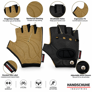 Guantes de Ciclismo Clásicos de Medio Dedo con Pantalla Táctil, Antideslizantes, Cálidos para Invierno, con un Diseño Increíble - Product Image 5