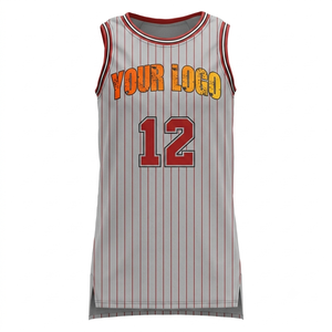 wholesale <b>grey</b> sublimated Custom Women Basketball Jersey breathable polyester mesh Sleeveless round neck sports jersey apparels - Product Image 1