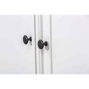 78.75 ''grand blanc rétro-Style salon armoires 5 couleurs réglable LED plafonnier étagères en verre trempé pour bureau à domicile - Product Image 6