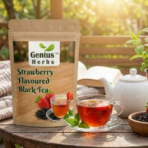 Té Negro con Sabor a Fresa Tropical, Extracto Herbal Natural, Venta al por Mayor, Fórmula Vegetal Rica en Nutrientes, Objetivo de Vida Saludable - Product Image 3