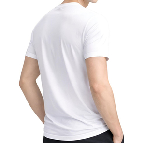 T-shirt en coton à col rond pour homme, coupe classique, uni, décontracté, à manches courtes, idéal pour la gym, l'entraînement et la mode, pour le marché mondial. - Product Image 4