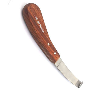 Herramienta Profesional para el Cuidado de Pezuñas de Caballos, Cuchillo para Pezuñas de Acero Inoxidable de Hoja Ancha para Mano Izquierda, Reutilizable, para Equinos - Product Image 2
