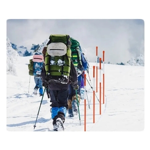 Postes de Fibra de Vidrio Naranja de Alta Calidad de 5 pies, Estacas Flexibles de FRP para Nieve, para Estacionamientos y Caminos - Product Image 3