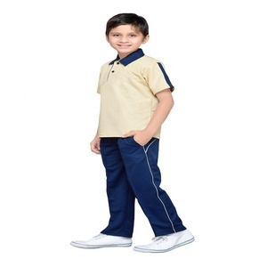 Servicio OEM, Uniformes Deportivos Sublimados con Logotipo Personalizado de Alta Calidad, Conjunto de Vestir, Camisetas a Rayas para Niños, Pantalones Deportivos para Niños - Product Image 4