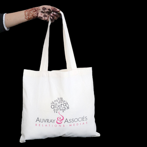 ถุงช้อปปิ้งผ้าฝ้ายรีไซเคิล 100% พิมพ์ลายสวยงาม ยอดขายสูงสุด ราคาโรงงานโดยตรง - Product Image 4