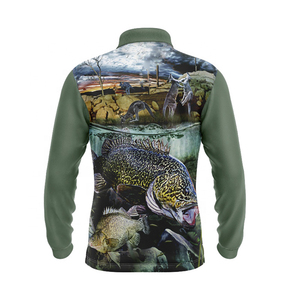 ผู้ผลิตเสื้อผ้าตกปลาขายส่ง เสื้อเจอร์ซีย์ตกปลาป้องกันรังสียูวีแบบกำหนดเอง - Product Image 4