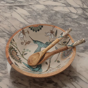 Premium Polished Wooden Serving Bowl <b>for</b> Fresh Salads and Fruits Eco-Friendly Modern Stylish Dining From Falak World Export - Product Image 3