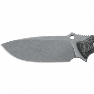 Fixed Blade Hunting Knives with Wide <b>Steel</b> Blade Textured Black Handle Full Tang Construction for <b>Outdoor</b> Camping and Bushcraft - Product Image 4
