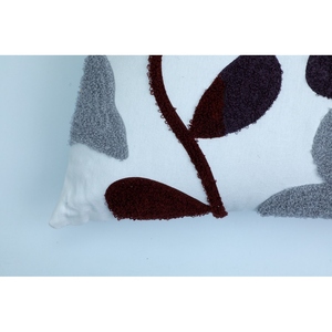 Personnalisable élégant coton multicolore touffeté coussin taies d'oreiller doux pur multi motif floral pour la maison hôtel jardin - Product Image 6