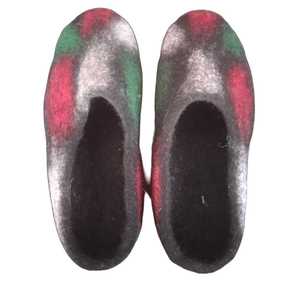 Asthamangal Gift Craft – Chaussons d'intérieur chauds jetables pour hommes, antidérapants, légers, en feutre, à tige haute, avec semelle intermédiaire en PVC/cuir - Product Image 1