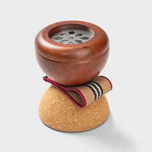 Elegante Quemador de Incienso de Cuero y Madera, para Hogar u Oficina, Regalo Festivo para Ramadán y Eid, Quemador de Oud Árabe Pulido, Mubkhar de Mesa - Product Image 4