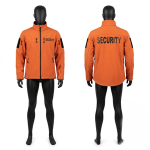 เสื้อแจ็คเก็ตหนังถักผสมโพลีคอตตอนพรีเมียม 240 GSM สีเขียวป่า  แบบมีฮู้ด  ลายนูน  ผลิตตามสั่ง  OEM  กันน้ำ ระบายอากาศได้ดี - Product Image 2