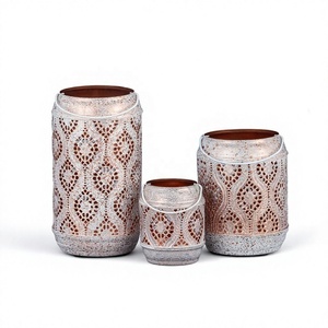 Metal Crafts Wholesale Hurricane Hanging <b>Lanterns</b> <b>Tealight</b> Candle Holder Handmade Eco-Friendly Durable Home Decoration Sale - Product Image 1