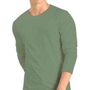 Camiseta de Manga Larga Premium para Hombre, 100% Algodón, Transpirable, Estilo Casual, Proveedor OEM - Product Image 3