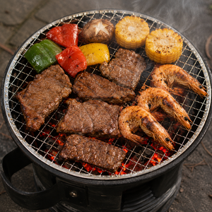 Stainless Steel Welded BBQ <b>Grill</b> <b>Mesh</b> Plain Weave Round Cooking Grid Barbecue Wire Rack Export Quality - Product Image 5