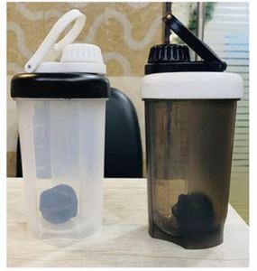 650ML Custom PP Protein <b>Shaker</b> <b>Bottle</b> Double Wall Plastic Drinkware With Lid Mixing Ball Portable Sports Water Cup - Product Image 2