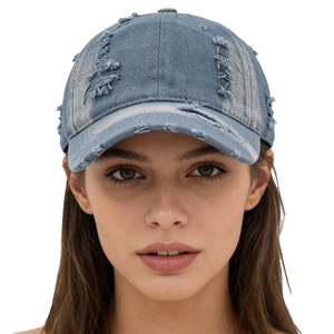 Gorra de béisbol vintage de algodón con etiqueta privada, gorra de moda desgastada de algodón lavado, gorra vintage personalizada para papá, para exteriores - Product Image 4