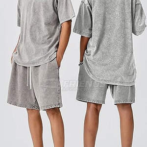 Pantalones Cortos de Hombre a la Moda con Lavado Ácido, 100% Algodón, Cintura Media, Diseñados para la Moda de Verano, Uso Casual, Viajes y Uso Diario Cómodo - Product Image 5