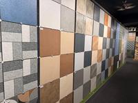 Carrelage mural en céramique léger AVRO 150x150mm, aspect naturel, finition mate, imperméable, pour usage intérieur/extérieur, salon moderne