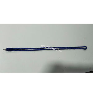 Cordón táctico de hombro de seda y algodón de primera calidad, color azul, hecho a medida con material personalizable - Product Image 4