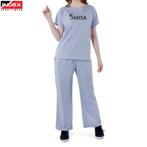 Conjunto Deportivo Superior para Mujer, Camiseta y Pantalones, Tela Cómoda y Transpirable, Ropa de Gimnasio para Entrenamiento - Product Image 1